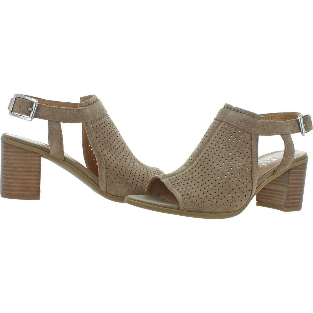 Franco Sarto Harlet 2 perforated leather sandal size 7.5